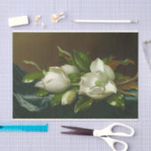 Papier Mousseline Peinture florale de Heade Magnolias (Artisanat)