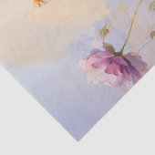 Papier Mousseline Peinture florale Pastel Jardin fleuri doux (Détail)