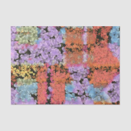 Papier Mousseline Peinture forme texture (Recto)