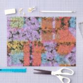 Papier Mousseline Peinture forme texture (Artisanat)