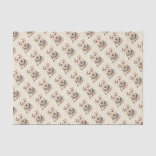 Papier Mousseline Peinture galloise Terrier - Cute Original Chien Ar
