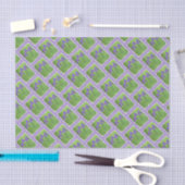 Papier Mousseline Peinture Iris Violet - Art Fleur Originale (Artisanat)