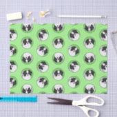 Papier Mousseline Peinture japonaise Chiot Chien Chien de Chien de C (Artisanat)