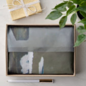 Papier Mousseline Peinture Jay Bleu - Art Oiseau Original (Cadeau)