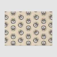 Peinture lapon finlandaise Art Chien noir et Tan