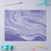 Papier Mousseline Peinture marbré bleu violet Texture Abstraite (Artisanat)
