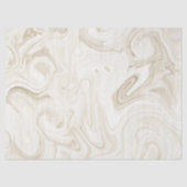 Papier Mousseline Peinture marbrée dans les tons blancs Mariage élég (Recto)