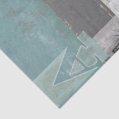 Papier Mousseline Peinture moderne avec lettres assorties (Détail)