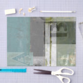 Papier Mousseline Peinture moderne avec lettres assorties (Artisanat)