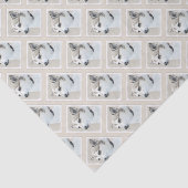 Papier Mousseline Peinture norvégienne Lundehund - Art original chie (Détail)