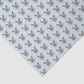 Papier Mousseline Peinture norvégienne sur l'Elkhound - Art original (Détail)