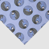 Papier Mousseline Peinture Nuthatch à poitrine blanche Oiseau origin (Détail)