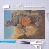 Papier Mousseline Peinture occidentale "Cheval qui saute du serpent" (Artisanat)