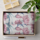 Papier Mousseline Peinture orientale de calligraphie de lotus (Cadeau)