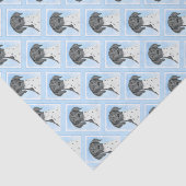 Papier Mousseline Peinture pointeur germanique - Art original (Détail)