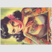 Papier Mousseline Peinture Portrait en tatouage (Recto)