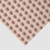 Papier Mousseline Peinture sur pilon rouge - jolie art original chie (Détail)