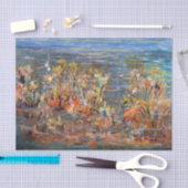 Papier Mousseline Peinture tropicale d'aquarium de poissons du monde (Artisanat)