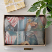 Papier Mousseline Peinture vintage magnifique pour fille (Cadeau)