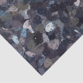 Papier Mousseline Peinture violette et lavande (Détail)