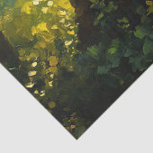 Papier Mousseline Peinture vive d'une découpage de paon (Détail)