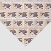 Papier Mousseline Peinture Xoloitzcuintli - Cute Original Chien Art (Détail)