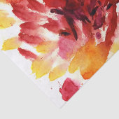 Papier Mousseline Peintures florales abstraites 5 d'aquarelle (Détail)