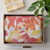 Papier Mousseline Peintures florales abstraites 5 d'aquarelle (Cadeau)