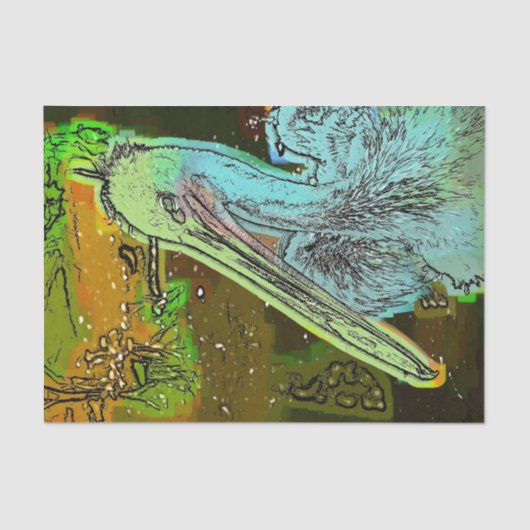 PAPIER MOUSSELINE PELICAN (Recto)