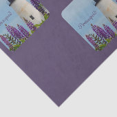 Papier Mousseline Pemaquied Point Plum Lighthouse Decoupage (Détail)