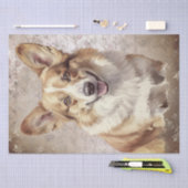 Papier Mousseline Pembroke Welsh Corgi Chien (Artisanat)