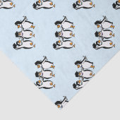 Papier Mousseline Penguin Meilleurs Amis Diplôme (Détail)