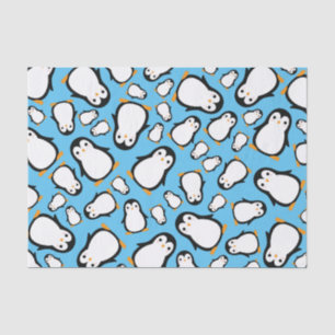 Papier Mousseline Penguin mignon Hiver 1er anniversaire fête