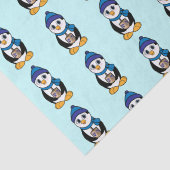 Papier Mousseline Penguin tenant un rêve à Hanoukka (Détail)