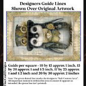 Papier Mousseline Penguin victorien Steampunk Baby Penguin DL3R Déco