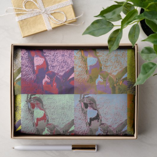 PAPIER MOUSSELINE PENGUINS (Cadeau)