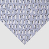 Papier Mousseline Penguins d'hiver sans faille motif + vos idées (Détail)