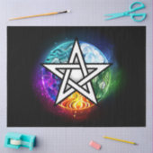 Papier Mousseline pentagramme du Wiccan (Artisanat)