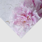 Papier Mousseline Peoné rose avec place pour le texte (Détail)