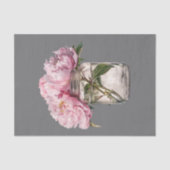 Papier Mousseline Peonies douces modernes sur la page de découpage a (Recto)