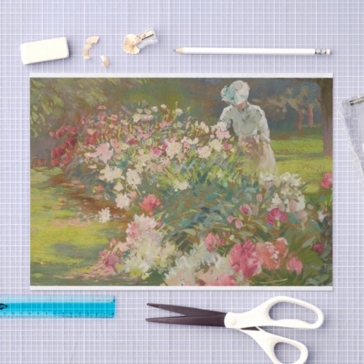 Papier Mousseline Peonies par Matilda Browne (Artisanat)