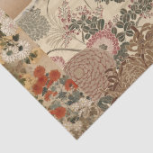 Papier Mousseline Peonies roses et art antique Rose (Détail)