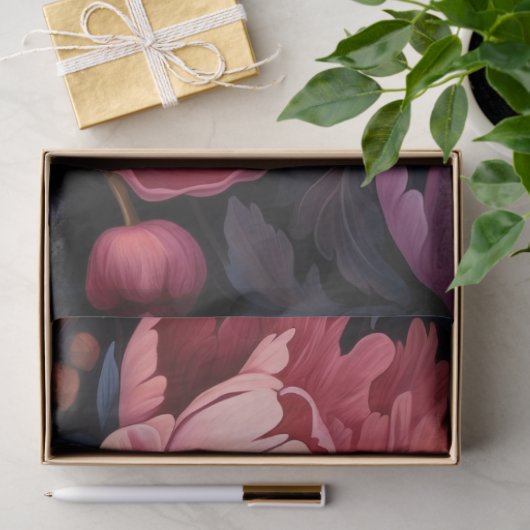 Papier Mousseline Peonies Series Design 12 (Cadeau)