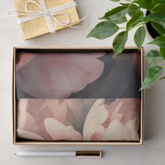 Papier Mousseline Peonies Series Design 2 (Cadeau)