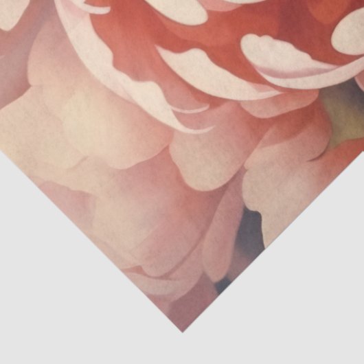 Papier Mousseline Peonies Series Design 2 (Détail)