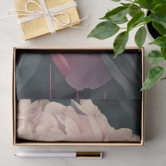 Papier Mousseline Peonies Series Design 6 (Cadeau)