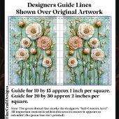 Papier Mousseline Peonies texturées, Cottage Garden CV9LR Découpage