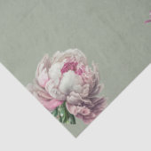 Papier Mousseline Peonies vintages dans un élégant vase (Détail)