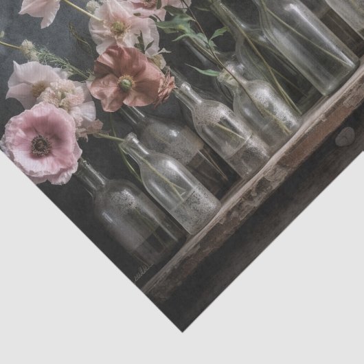 Papier Mousseline Pépites bleues (Détail)