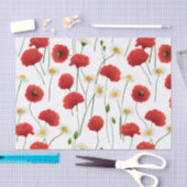 Papier Mousseline Pépites et marguerites (Artisanat)